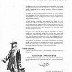 Proclamation establishing National Hot Days in Philadelphia